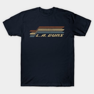 L.A. Guns Stripes T-Shirt